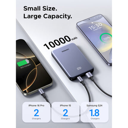 UGREEN Power Bank 10000mAh 2 Puertos USB-C 20W USB-A 22.5W