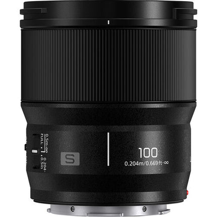 Panasonic LUMIX S 100mm f2.8 Macro objetivo Full Frame f2.8 a f22 robusto
