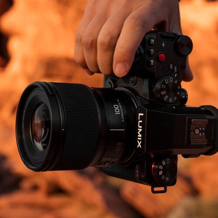 Panasonic LUMIX S 100mm f2.8 Macro objetivo Full Frame f2.8 a f22 robusto