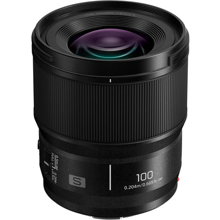 Panasonic LUMIX S 100mm f2.8 Macro objetivo Full Frame f2.8 a f22 robusto