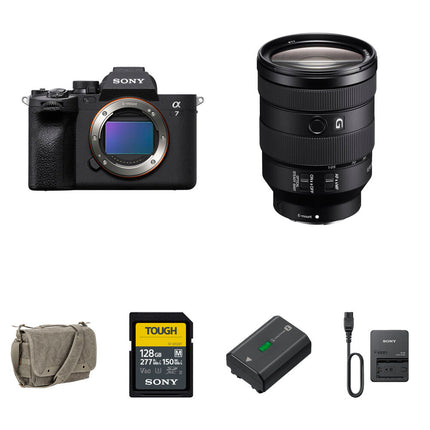 Sony a7 IV Cámara Sin Espejo 33MP con Lente 24-105mm f4 y Kit Completo
