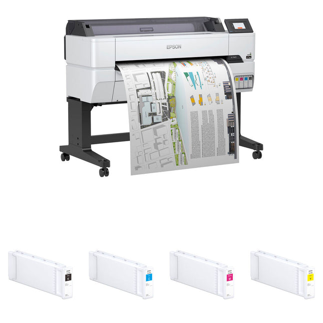 Epson SureColor T5475 Impresora de gran formato 36" Wireless 2400x1200 dpi Kit T41N UltraChrome 700mL
