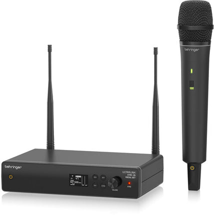 Behringer XTM1-35 Wireless Microfono Mano Cardioide 200ft Alcance Estuche