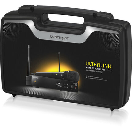 Behringer XTM1-35 Wireless Microfono Mano Cardioide 200ft Alcance Estuche