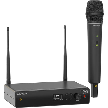 Behringer XTM1-35 Wireless Microfono Mano Cardioide 200ft Alcance Estuche