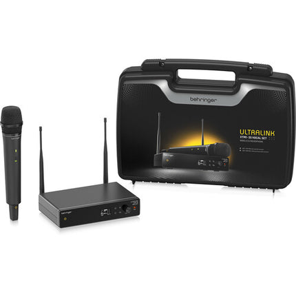 Behringer XTM1-35 Wireless Microfono Mano Cardioide 200ft Alcance Estuche