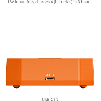 SmallRig EN-EL15C Cargador de Baterías Cuádruple con Indicadores LED