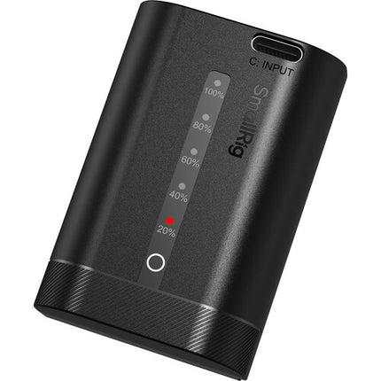 SmallRig LP-E6P Batería USB-C para Canon 2600mAh 7.2V con Indicador LED