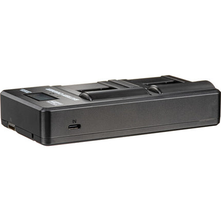 Vidpro Dual-Bay Cargador LCD para Baterías SJCam con Pantalla USB-A USB-C