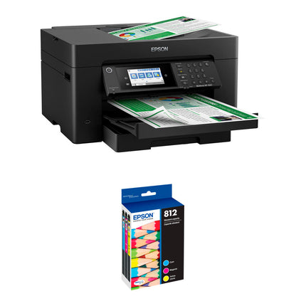 Epson WorkForce Pro WF-7820 Impresora Multifunción Tinta Color Combo Kit T812