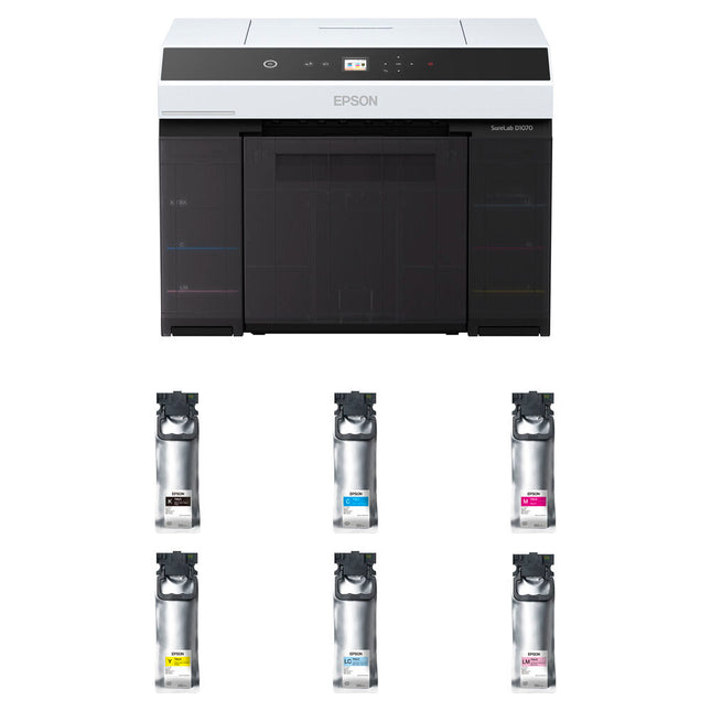 Epson SureLab D1070 Impresora Minilab Profesional 1440x720 dpi 460 fotos/h con T46J Pack de Tintas