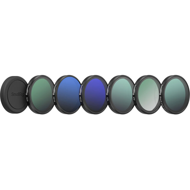 SmallRig Kit de 6 Filtros para DJI Osmo Action 6 ND8 ND16 ND32 CPL UV