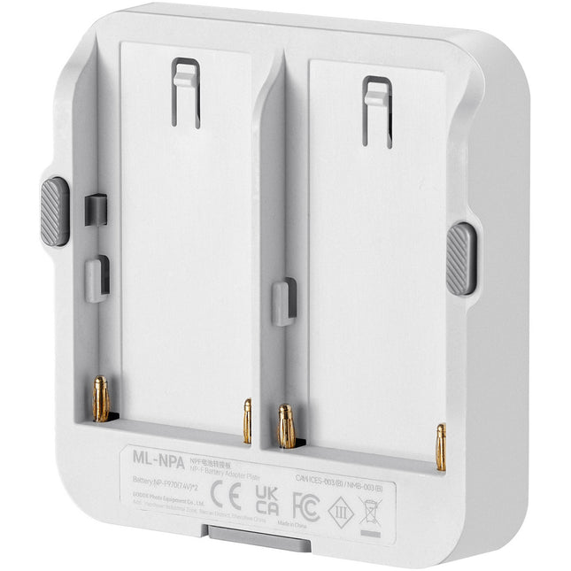 Godox NP-F Adaptador para Baterías Doble para Luces LED Bi-Color ML80 ML150