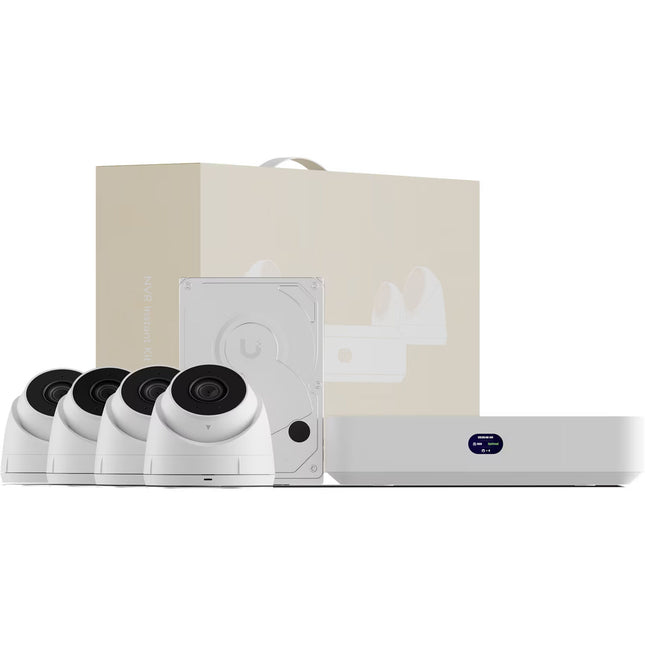Ubiquiti Network Video Recorder Instant Kit NVR con 1TB HDD y 4 Cámaras 4MP