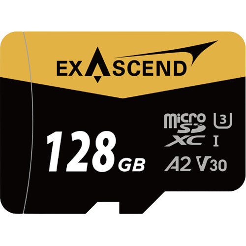 Exascend 128GB Catalyst UHS-I microSDXC Tarjeta de Memoria con Adaptador SD 175MB/s Lectura 150MB/s Escritura