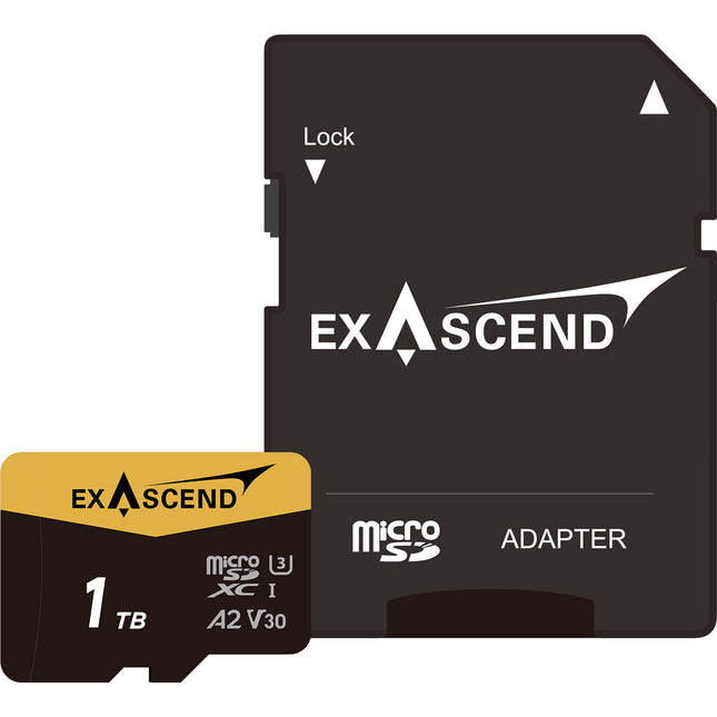 Exascend 1TB Catalyst Tarjeta microSDXC UHS-I 175MB/s con Adaptador SD