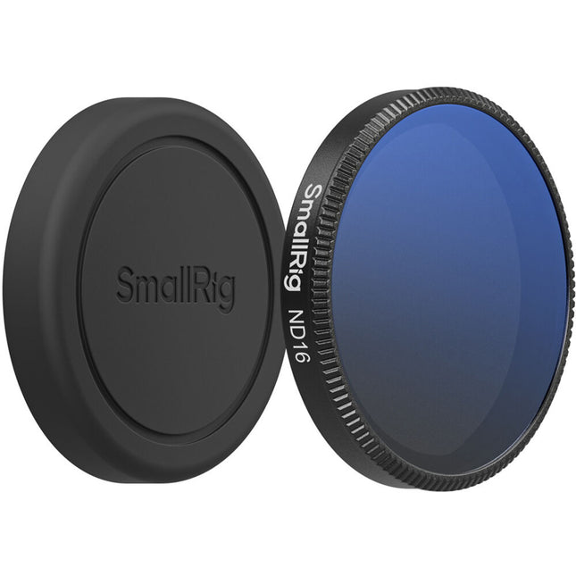 SmallRig Filtro ND16 para DJI Osmo Action 6 4 Paradas con Cubierta de Silicona