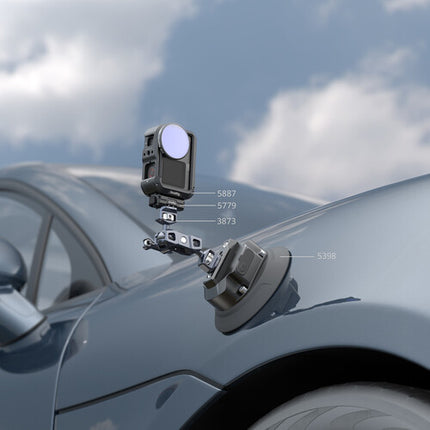 SmallRig Filtro ND16 para DJI Osmo Action 6 4 Paradas con Cubierta de Silicona