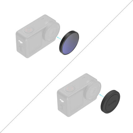 SmallRig Filtro ND32 para DJI Osmo Action 6 Reducción 5 Stops Vidrio Alta Alumina