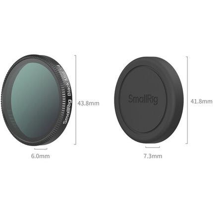 SmallRig Filtro Black Mist para DJI Osmo Action 6 Cristal Alumina y Cubierta Silicona