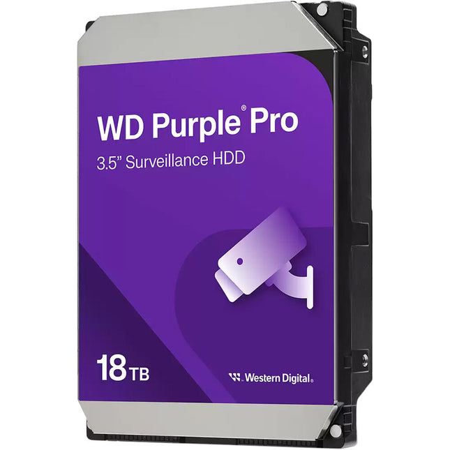 WD 18TB Purple Pro Disco Duro Interno 3.5" SATA III 7200 rpm 512MB Cache