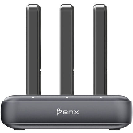 BMX Dock de Carga 3 Bahías para Power Banks SolidSafe 5K 10K 20W