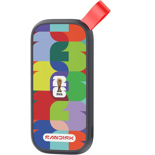 SanDisk 1TB SSD portátil USB-C 3.2 Gen 2 FIFA World Cup 2026 Edition 800 MB/s velocidad
