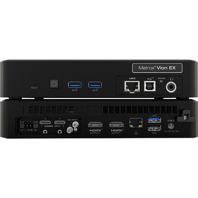 Matrox Vion EX Compact IP Video Gateway con 4K60 12G-SDI y HDMI 120W