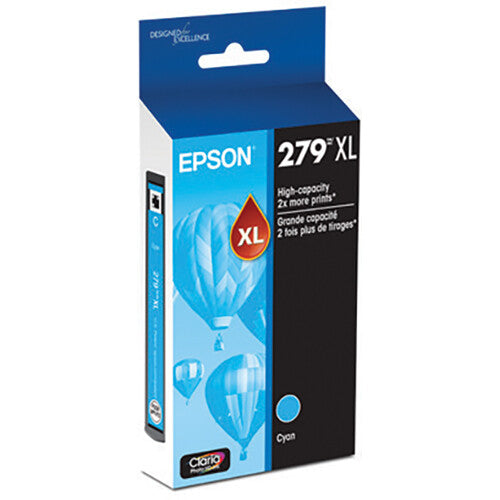 Cartucho de tinta Epson 279XL Claria cian para foto alta capacidad 740 páginas