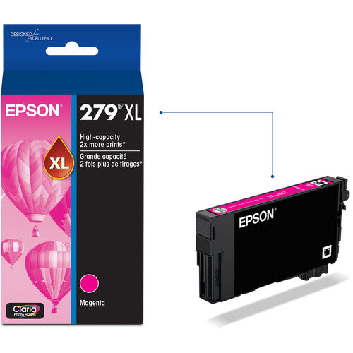 Epson 279XL Cartucho de Tinta Magenta Alta Capacidad 740 Páginas para Foto