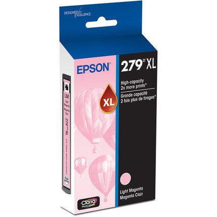 Cartucho de Tinta Epson 279XL Claria Foto Alta Capacidad 740 Páginas Light Magenta