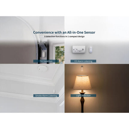 arlo Home Security System Kit con 5 Sensores Todo en Uno y Hub con Teclado