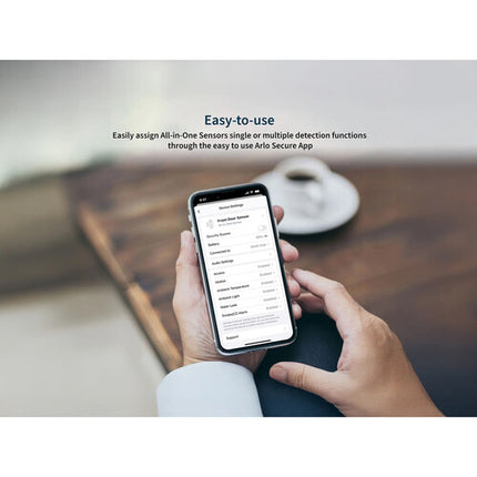 arlo Home Security System Kit con 5 Sensores Todo en Uno y Hub con Teclado