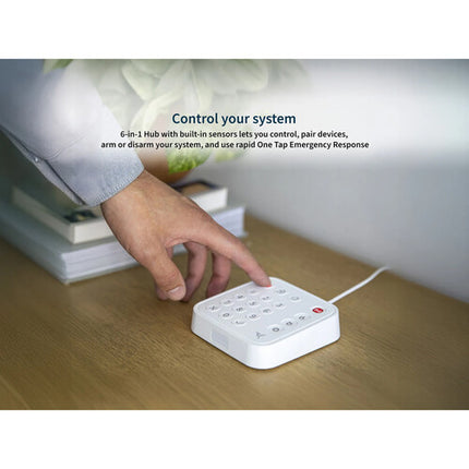 arlo Home Security System Kit con 5 Sensores Todo en Uno y Hub con Teclado