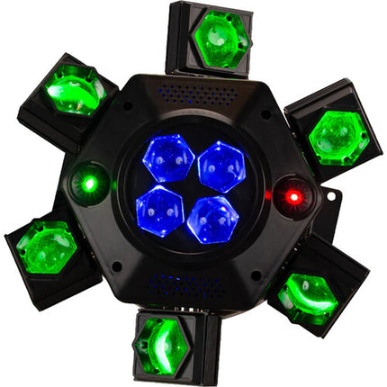 Eliminator Lighting CenterDroid efecto LED láser RGBW 100W 10x15W LEDs