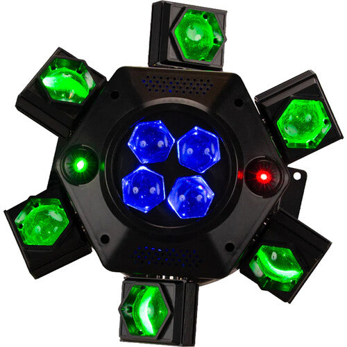 Eliminator Lighting CenterDroid efecto LED láser RGBW 100W 10x15W LEDs