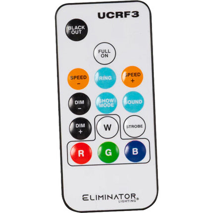 Eliminator Lighting LP 8R RGBW Proyector LED PAR 60W 7x8W LEDs Control Remoto