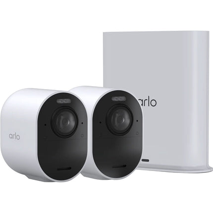 arlo Ultra 3 Cámara Exterior 4K UHD con Visión Nocturna 180° 2-Pack