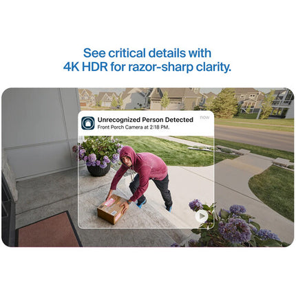 arlo Ultra 3 UHD 4K Cámara de Seguridad Exterior 180° Visión Nocturna 3-Pack