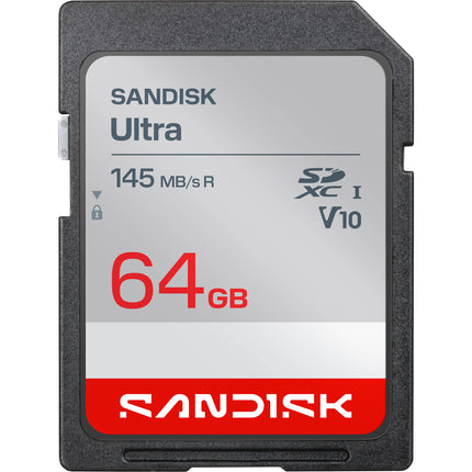 SanDisk 64GB Ultra UHS-I Tarjeta de Memoria SDXC Velocidad 145 MBs