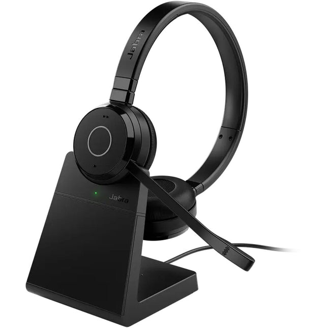 Jabra Evolve 65 TE Auriculares Inalámbricos Estéreo con Base de Carga 24 Horas Música 16 Horas Llamadas