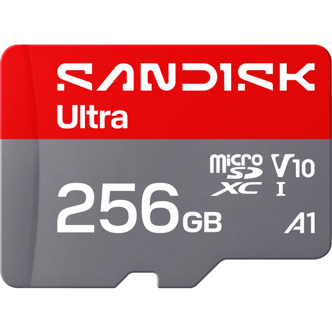 SanDisk 256GB Ultra UHS-I microSDXC Tarjeta de Memoria 195MB/s 10MB/s