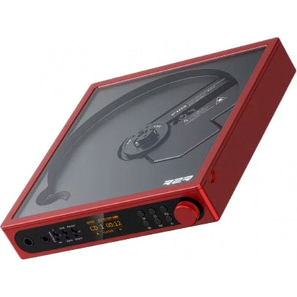 FiiO DM15 Reproductor portátil de CD estéreo DAC R2R 1150mW rojo con control remoto