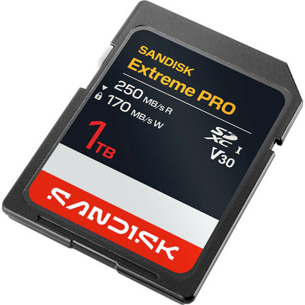 SanDisk 1TB Extreme PRO Tarjeta de Memoria SDXC UHS-I 250 MB/s Lectura 170 MB/s Escritura