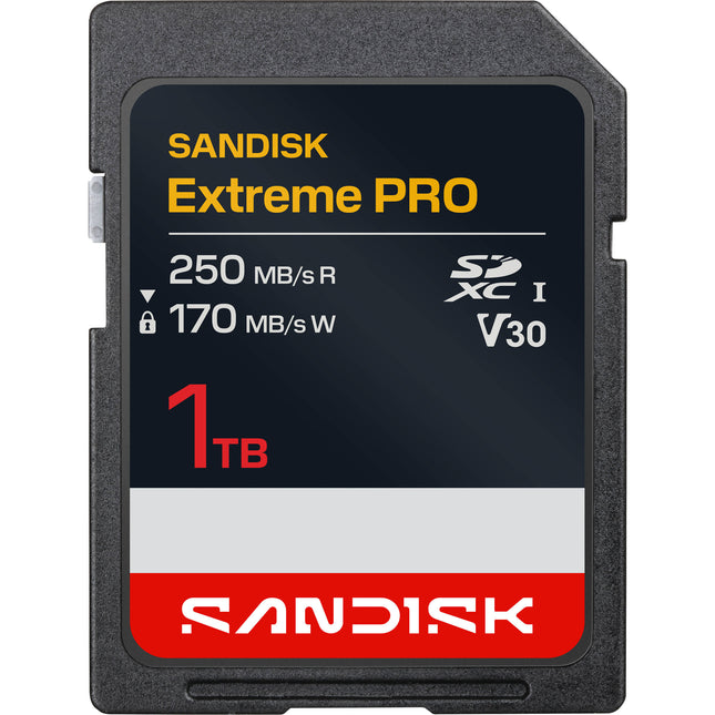 SanDisk 1TB Extreme PRO Tarjeta de Memoria SDXC UHS-I 250 MB/s Lectura 170 MB/s Escritura