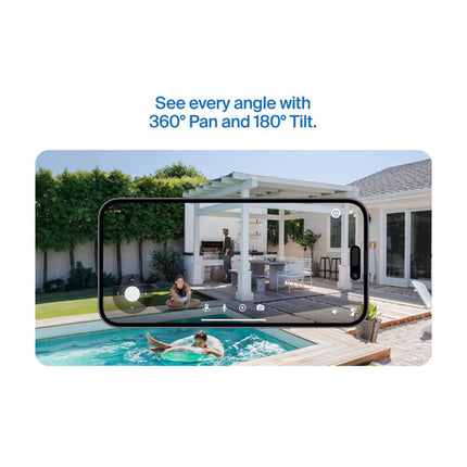 arlo Essential 2K Cámara de Seguridad Exterior Pan y Tilt 2304x1296 130° Visión Nocturna