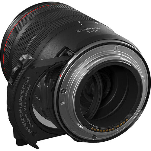 Canon RF 7-14mm f2.8-3.5 L Objetivo Ojo de Pez Zoom 190° y Filtro Drop-In