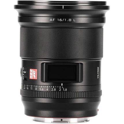 Viltrox AF 16mm f1.8 Lente Gran Angular f1.8 a f22 Full Frame L-Mount