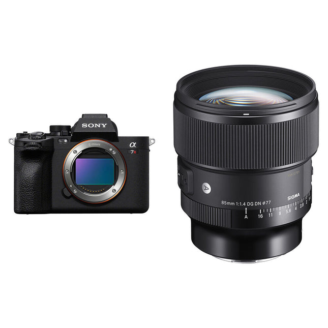 Sony a7R V cámara sin espejo 61MP estabilización 8 stop con Sigma 85mm f/1.4