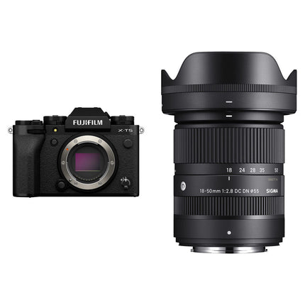 FUJIFILM X-T5 Cámara sin Espejo 40MP 7-Stops Estabilizador con Lente 18-50mm f2.8